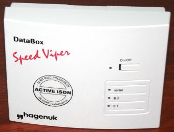 Hagenuk Speed Viper DataBox 32-Bit RISC Processor Active ISDN 36 MIPS Performance