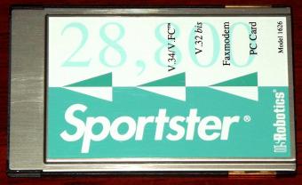 U.S. Robotics Sportster 28.800 Model 1626 PC-Card Modem