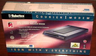 USRobotics Courier I Modem ISDN with V.Everything 3Com/USR OVP&Neu