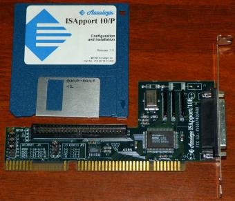 Acculogic ISApport 10/P NCR TollerANT PT-53C406A, FCC-ID: IIV0017400A00 SN: 2578 ISA SCSI-Controller 1994