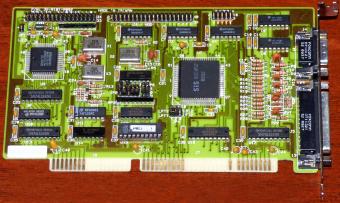 Chicony Multi I/O Card SiS 82C452 WDC '87 PN: 32-0101-B002 FDD, HDD, Com & Paralell-Port ISA 1989