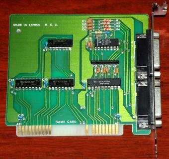 Game Card KTF 018673 ISA Controller 1979