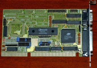 LPT & COM-Port Controller Winbond W86C551, StarTech ST16C552CJ ISA 1996