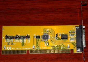 Sunnix 4001 Ver. 8.0 Parallel Port Card FCC-ID: H9MSUN6311 SUN1688CJ44 ISA 1999