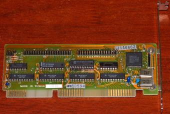 WD HFDC AT FDD & HDD Controller HFC80594 WDC 1989 WD37C65CJM ISA