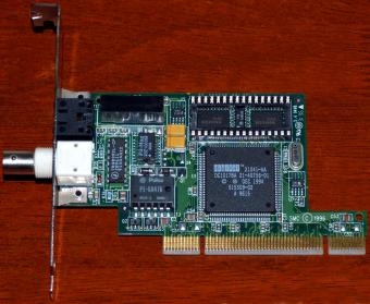 SMC 60-600688-001 Rev. A, digital 21041-AA DEC FCC-ID: JI58432CR PCI BNC NIC 1996