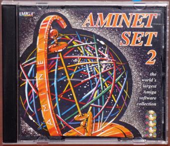 Aminet Set 2 largest AMIGA Software Collection auf 4 CDs, Tools,GFX,Fun,Mods and 300 Electronic Books von Project Gutenberg, Schatztruhe Essen/Germany 1995
