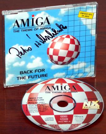 Annex (2) Amiga Back for the Future (The Theme of Amiga) Musik-CD inklusive original Autogramm von AMIGA President Petro Tyschtschenkos 1998