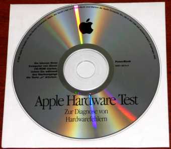 Apple Mac Hardware Test CD PowerBook zur Diagnose von Hardwarefehlern D691-2674-A 2001