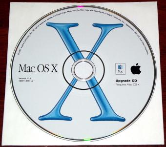 Apple Mac OS X  Version 10.1 Upgrade CD und Developer Tools, September 2001