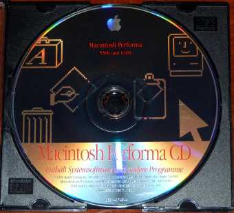 Apple Macintosh Performa 5300 und 6300 Systemsoftware und andere Programme CD D691-0745-A 1995