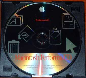 Apple Macintosh Performa 630 Software CD D691-0320-A 1994