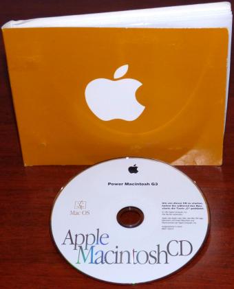 Apple Power Macintosh G3 Mac OS 8 Install CD im Schuber D691-1826-A Irland 1997