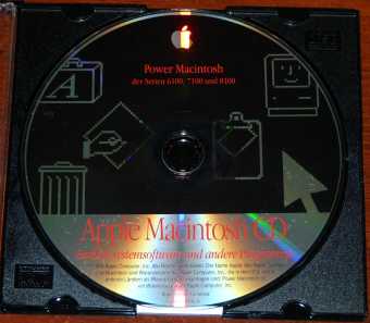 Apple Power Macintosh der Serien 6100, 7100 und 8100 Systemsoftware und andere Programme CD D691-0445-A 1994