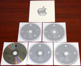 Apple eMac Mac OS X 10.2.2 Install Disc No. 2Z691-4167-A inkl. Software Restore CDs OS X & Mac OS 9 Programme Version 9.2.2 No. D691-4146-A & Hardware Test-CD D603-2151, 2002