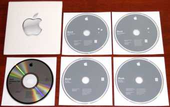 Apple iBook G4 Mac OS X Install Disc Version 10.2.4 (22691-4306-A) & Software Restore Disc Mac OS X und Mac OS 9 Programme Version 9.2.2 (D691-4305-A) inkl. Hardware-Test CD iBook SW Version 1.2.4 (D691-4020-A) Deutsch D603-2871-A 2003