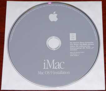 Apple iMac Mac OS 9 Installation CD Version 9.2.2 CD (Codename LU1) D691-3658-A 2002
