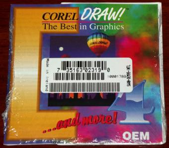 Corel Draw 4.0 Dansk OEM CD NEU&OVP