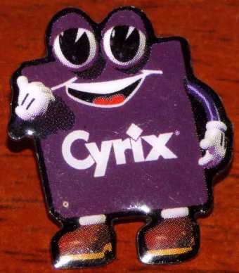 Cyrix CPU Mascot Ansteckpin