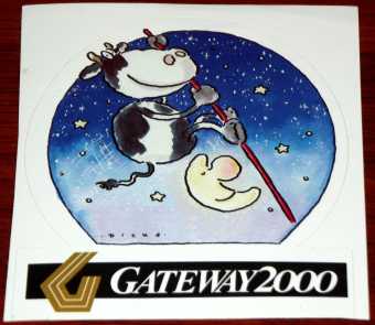 Gateway 2000 Werbe Aufkleber 1