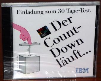 IBM OS/2 2.1 Works, Fax, DB2, Lotus SmartSuite, Word Perfect, CorelDraw 2.5 - Der Count-Down läuft... Einladung zum 30-Tage-Test 1994