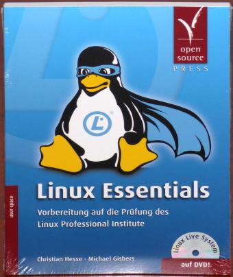 Linux Essentials Buch Vorbereitung auf die Prüfung des Linux Professional Institute LPI Ubuntu 12.04 LTS DVD NEU/OVP ISBN 978-3-941841-68-0 open source Press