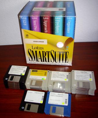 Lotus SmartSuite 2.1 EDU Windows Disketten Version 1994