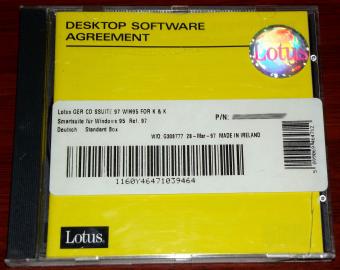 Lotus SmartSuite 97 GER OEM Deutsch/English für Windows 95 & NT mit Hologramm