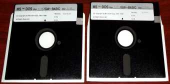 MS-DOS 3.30 & GW-Basic 3.22 German auf 5,25