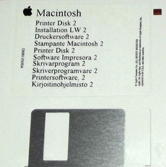 Apple Macintosh Druckersoftware 6 Printer Disk