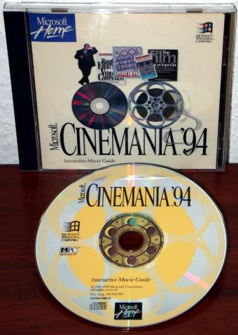 Microsoft Cinemania 1994 Interactive Movie Guide