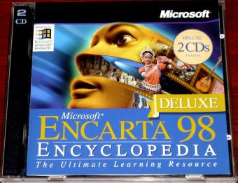 Microsoft Encarta 98 Deluxe Enzyklopädie 2CDs