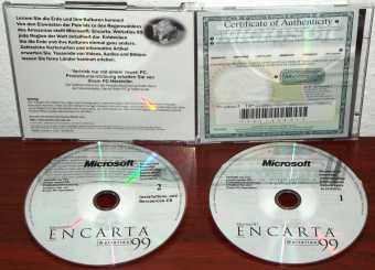 Microsoft Encarta Weltatlas 99 OEM 2CDs