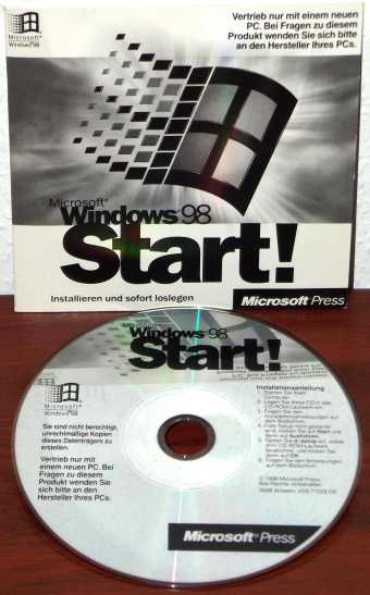 Windows 98 Start! CD Microsoft Press 1998