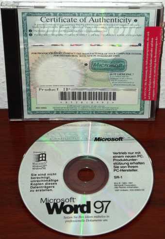 Microsoft Word 97 CD