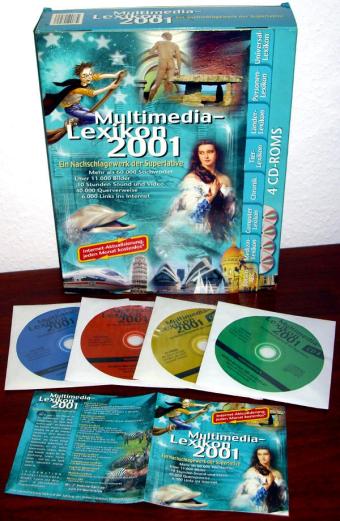 Multimedia Lexikon 2001 auf 4 CD-ROMs