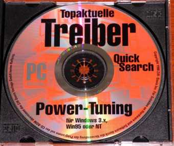 PC Professionell Topaktuelle Treiber-CD Power-Tuning für Windows 3.x, Win95 oder NT Ziff-Davis Inc. 1998