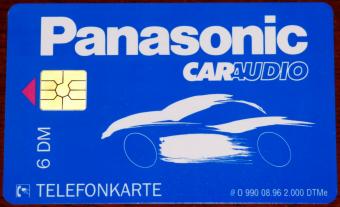Panasonic CarAudio 6DM Telefkonkarte Auflage: 2.000 DTMe 1996