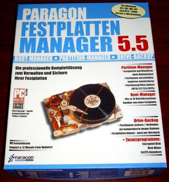 Paragon Festplatten Manager 5.5
