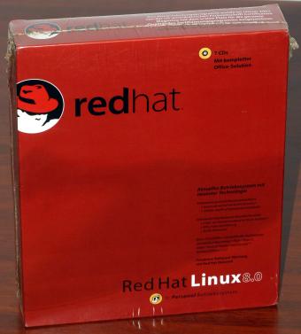 RedHat Linux 8.0 (Psyche) Personal Betriebssystem Neu/OVP 2002