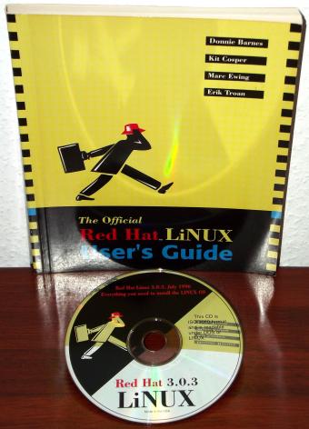 RedHat 3.0.3 (Picasso) Linux mit Kernel 1.2.13 und ApplixWare Office-Suite 1996