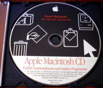 Apple Power Macintosh CD für Modelle: 7500, 7600, 8200, 8500, 9500 Install CD 1996