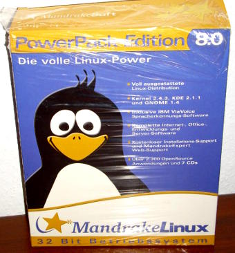 Mandrake Linux 8.0 PowerPack