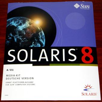 Sun Solaris 8 Media-Kit Deutsche Version Sparc Plattform Ausgabe 4/01 auf 17CDs