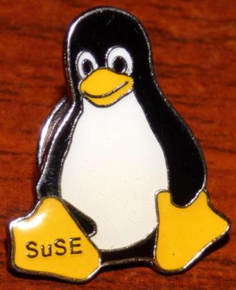 SuSE Linux Pinguin Ansteck-Pin
