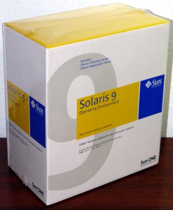 Sun Solaris 9 Operating Environment,  Sparc Platform Edition, iPlanet, CD & DVD Neu/OVP