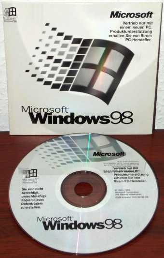 Windows 98 OEM CD