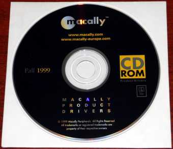 macally Mac Product Drivers CD-ROM Fall 1999