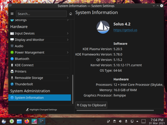 Solus Linux