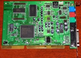 Creative SoundBlaster AWE64 (CT4520) CT8920-NBQ, EMU8011-01 CT1972-NAS Siemens ISA 1997